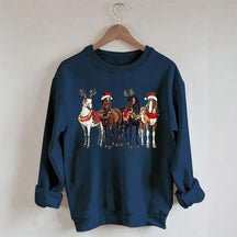 Horse Christmas Funny Sweatshirt