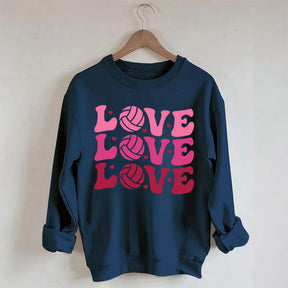 Volleyball Valentine's Day Sweatshirt