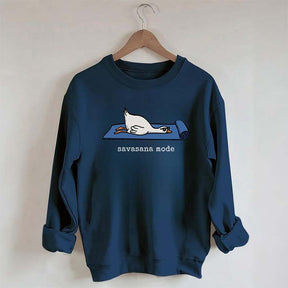 Silly Goose Yoga Savasana Mode Sweatshirt