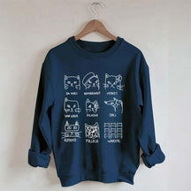 Artistic Cats Inspired by Famous Painters Sweatshirt