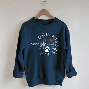 Dog Kisses Fix Everything Sweatshirt