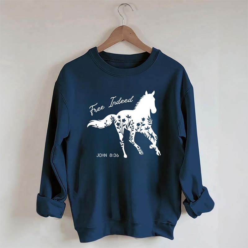 Free Indeed Horse Sweatshirt