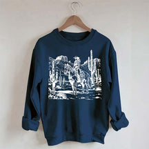 Retro Cowgirl Graphic Sweatshirt
