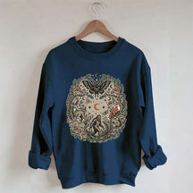 Forest Friends Cryptid Mothman Bigfoot Sweatshirt