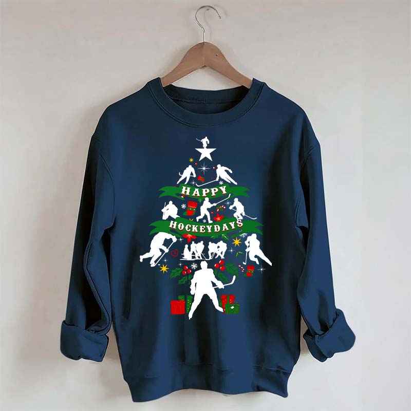 Happy Hockeydays Christmas Sweatshirt