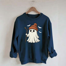 Fun Hockey Halloween Cute Ghost Sweatshirt