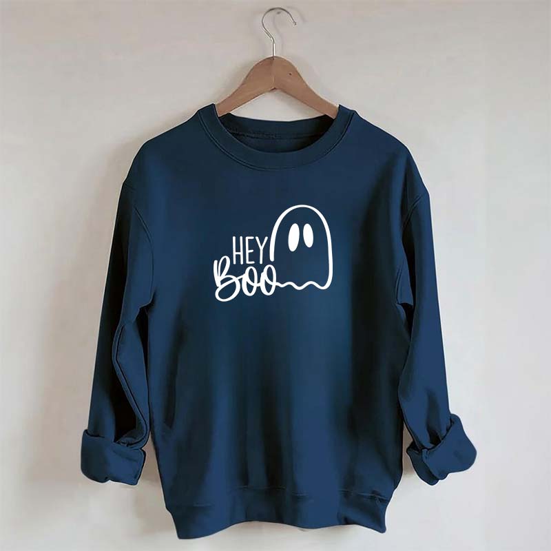 Cute Hey Boo Halloween Sweatshirt