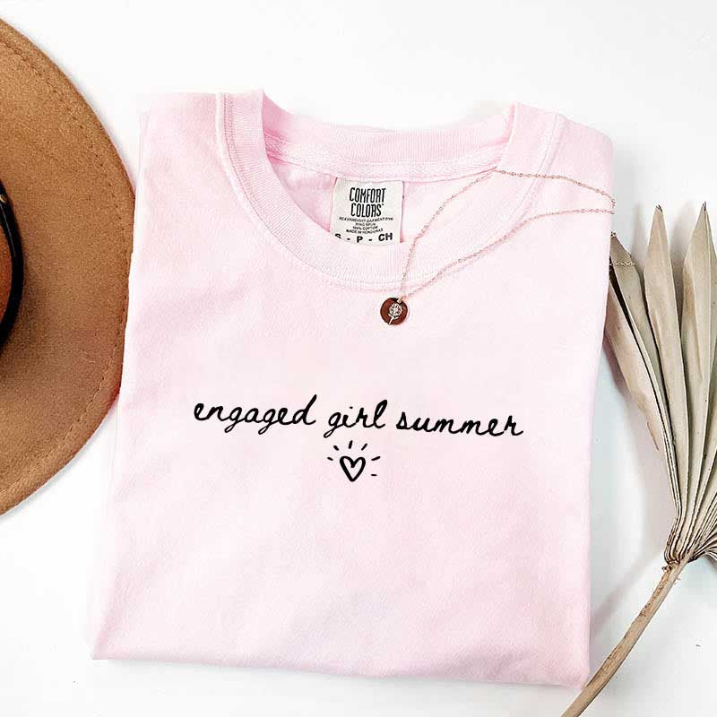 Engaged Girl Summer T-Shirt