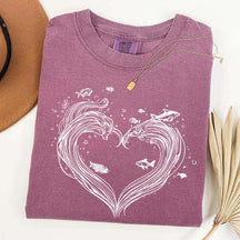Heart Wave Comfort Colors T-Shirt