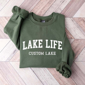 Personalized Lake Life Vacation Sweatshirt