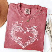 Heart Wave Comfort Colors T-Shirt