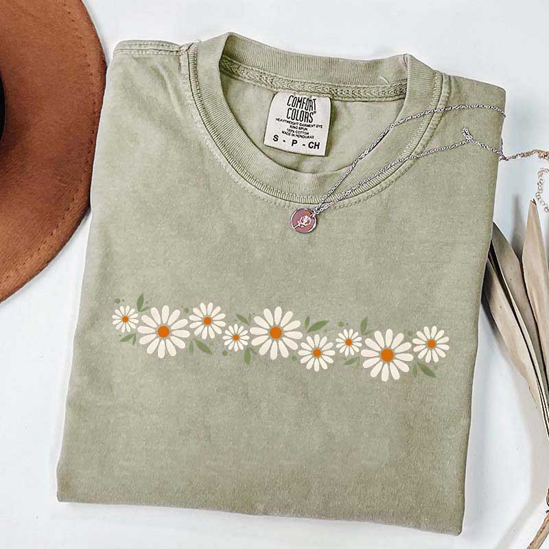 Daisy Cottagecore Wildflowers T-Shirt