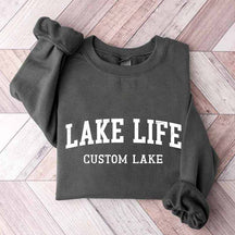 Personalized Lake Life Vacation Sweatshirt