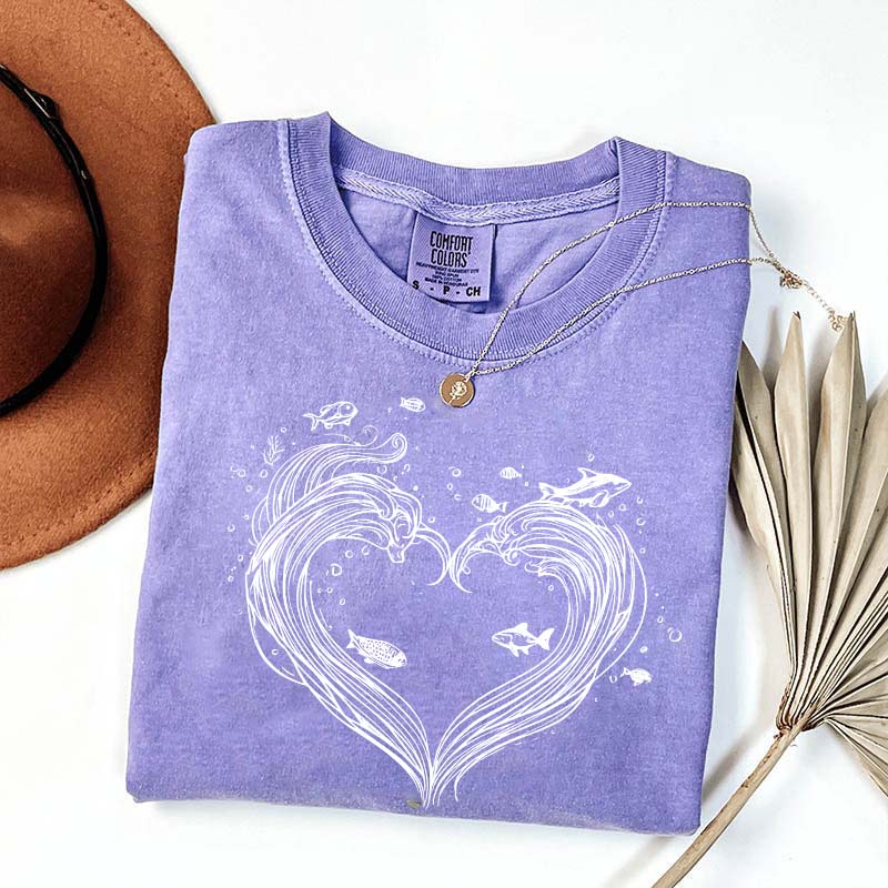 Heart Wave Comfort Colors T-Shirt