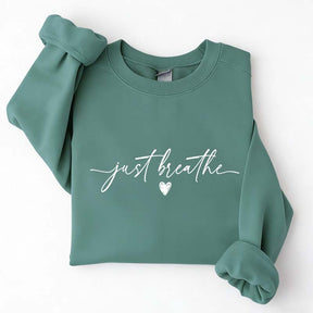 Heart Just Breathe Sweatshirt