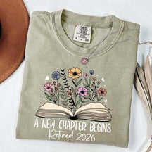 A New Chapters Begin Flowers T-Shirt