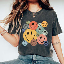 Retro Smiley Faces T-Shirt