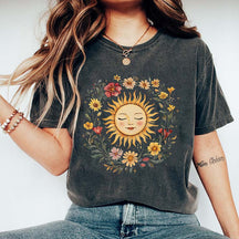 Retro Sunflower Summer Vibes T-Shirt