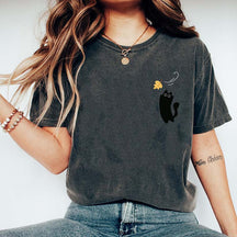 Black Cats Fall Cozy Cute T-Shirt