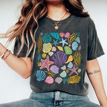 Vintage Seashells Ocean T-Shirt