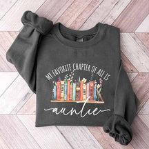 Personalized Auntie Book Sweatshirt