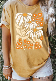 Boho-Wildblumen-Blumen-Natur-T-Shirt