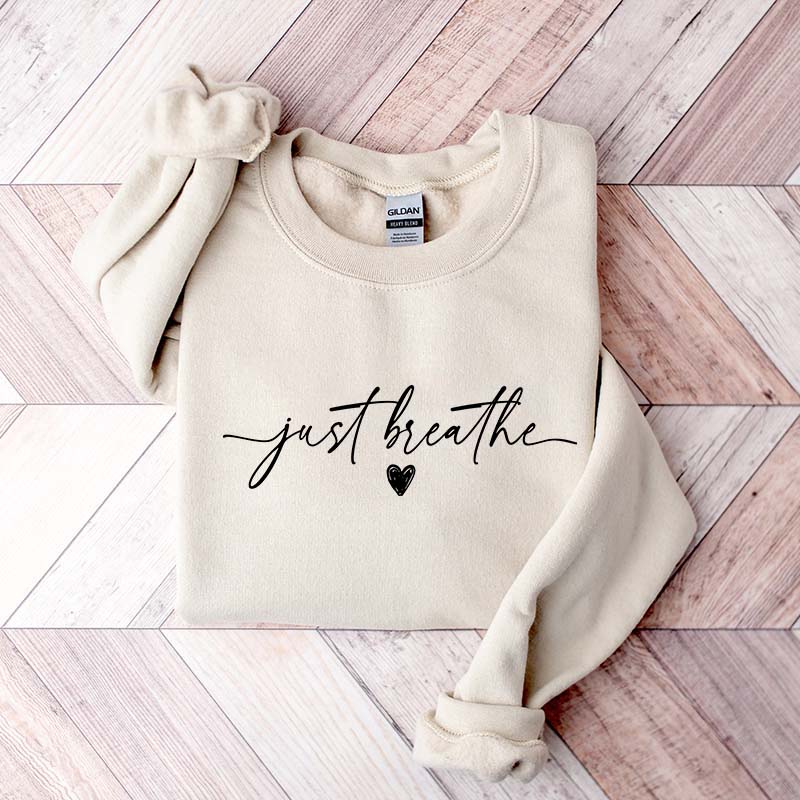Heart Just Breathe Sweatshirt