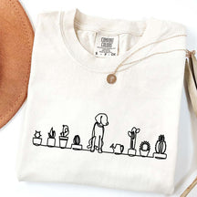 Dog and Plant Lady T-Shirt