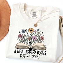 A New Chapters Begin Flowers T-Shirt