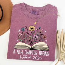 A New Chapters Begin Flowers T-Shirt