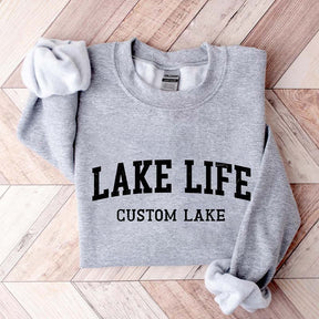 Personalized Lake Life Vacation Sweatshirt