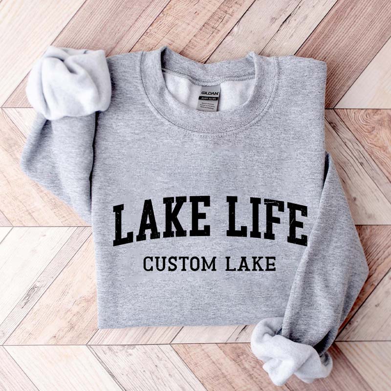 Personalized Lake Life Vacation Sweatshirt