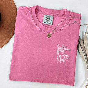 Custom Horse Equestrian Name T-Shirt