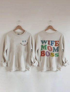 Épouse Maman Patron Sweatshirt