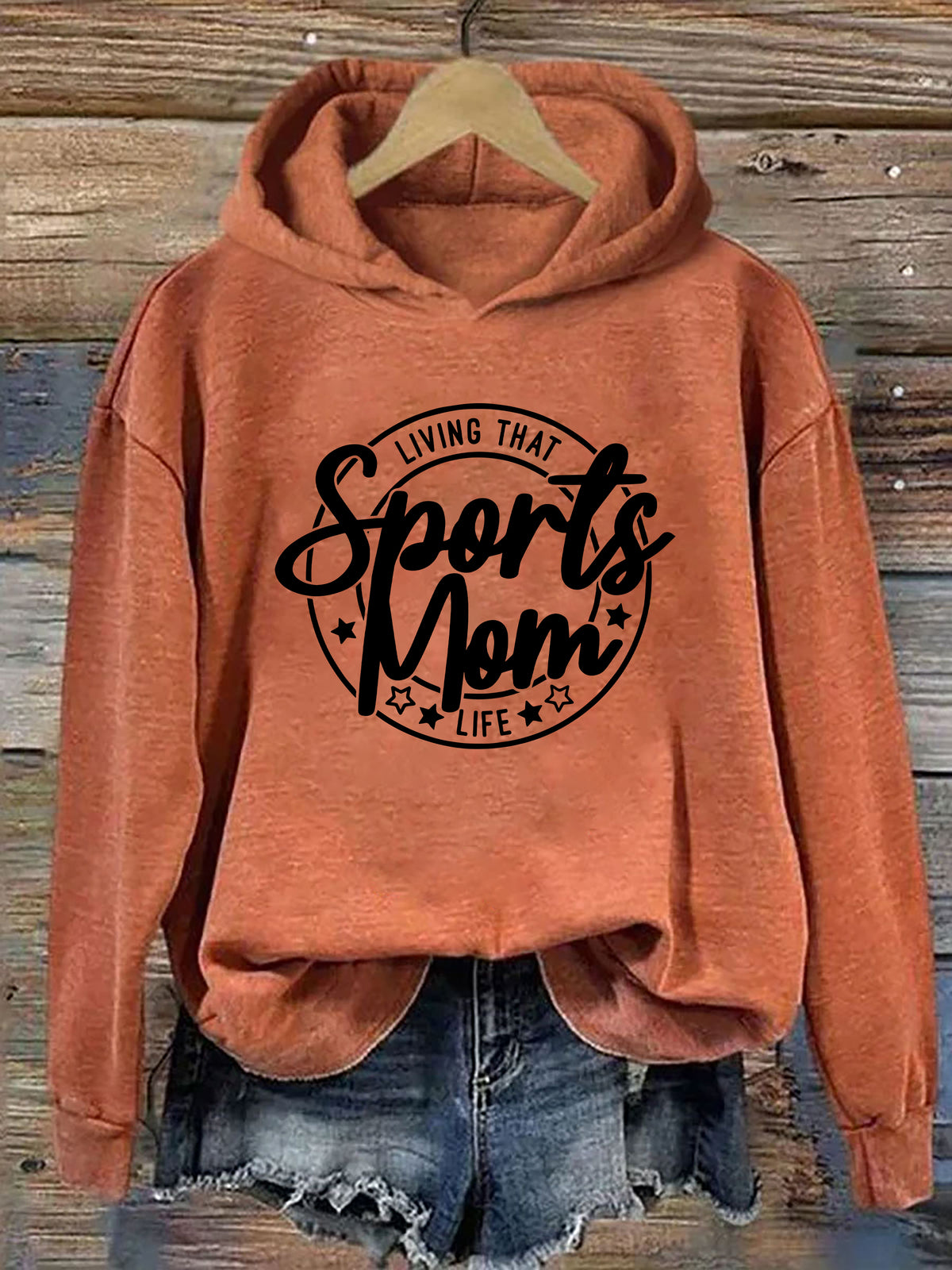 Sweat à capuche sport maman