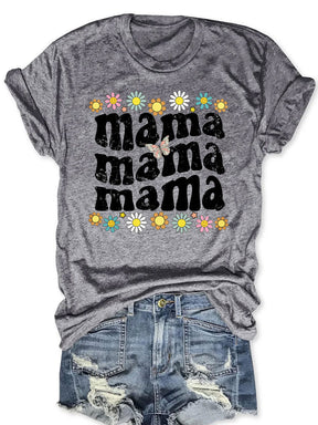 T-shirt Mama Flower