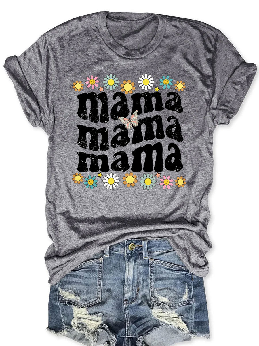 T-shirt Mama Flower