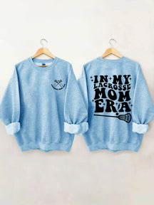 Dans mon Lacrosse Mom Era Sweatshirt