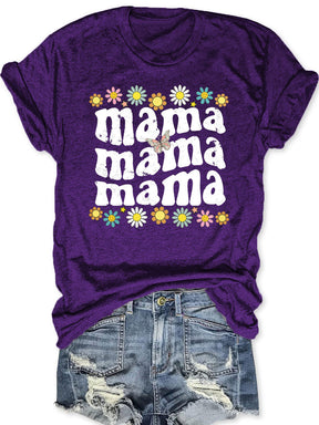 T-shirt Mama Flower