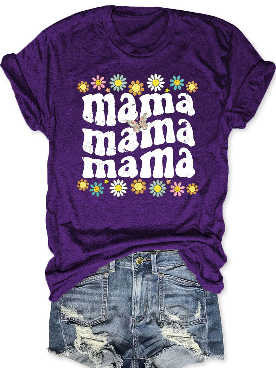 T-shirt Mama Flower