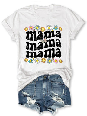T-shirt Mama Flower