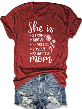 Elle est maman T-shirt