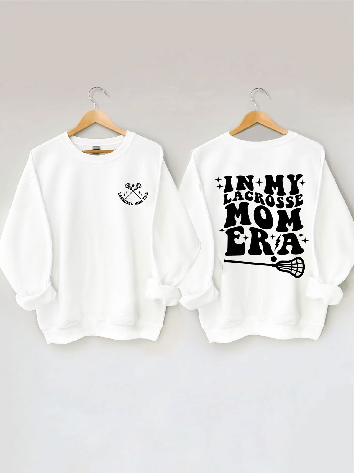 Dans mon Lacrosse Mom Era Sweatshirt