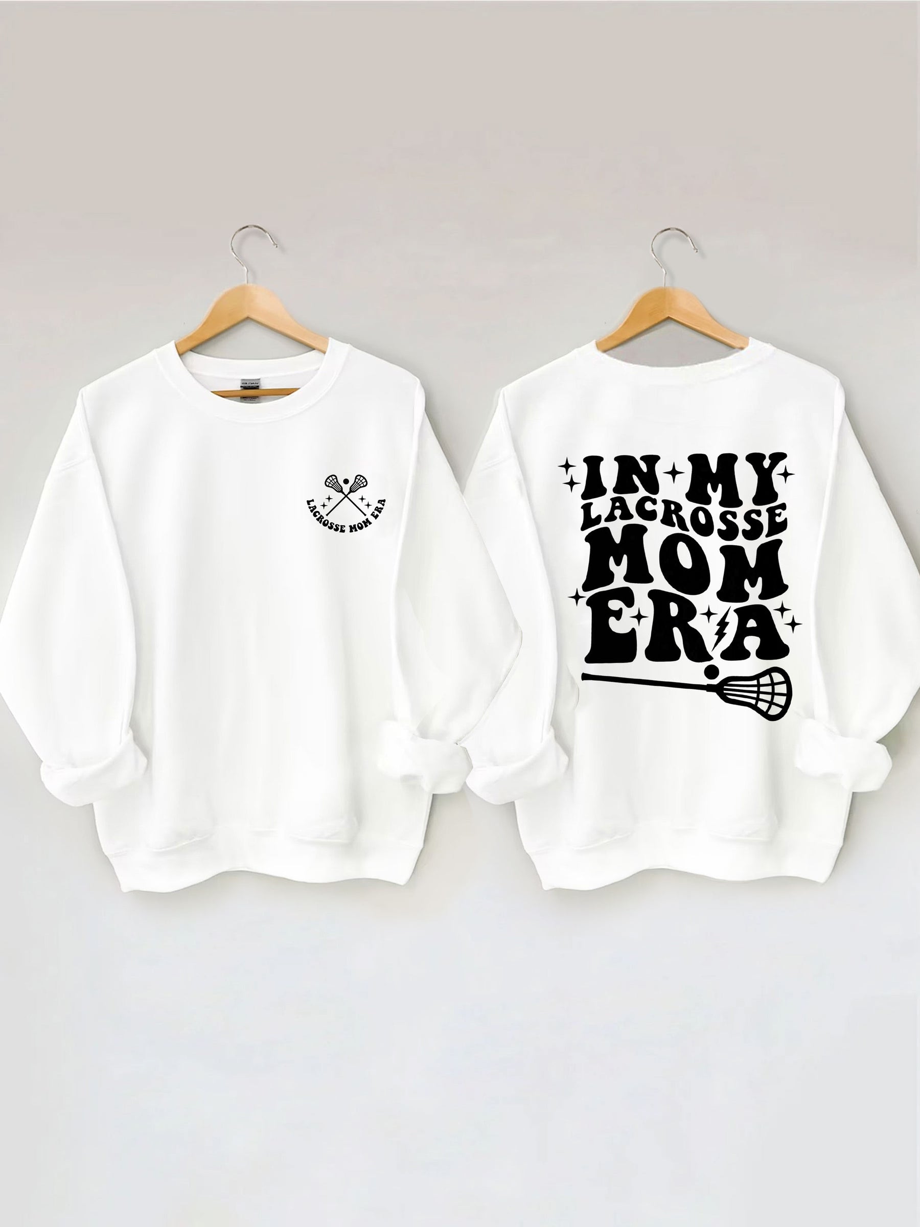 Dans mon Lacrosse Mom Era Sweatshirt