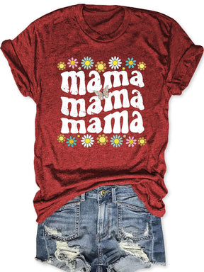 T-shirt Mama Flower