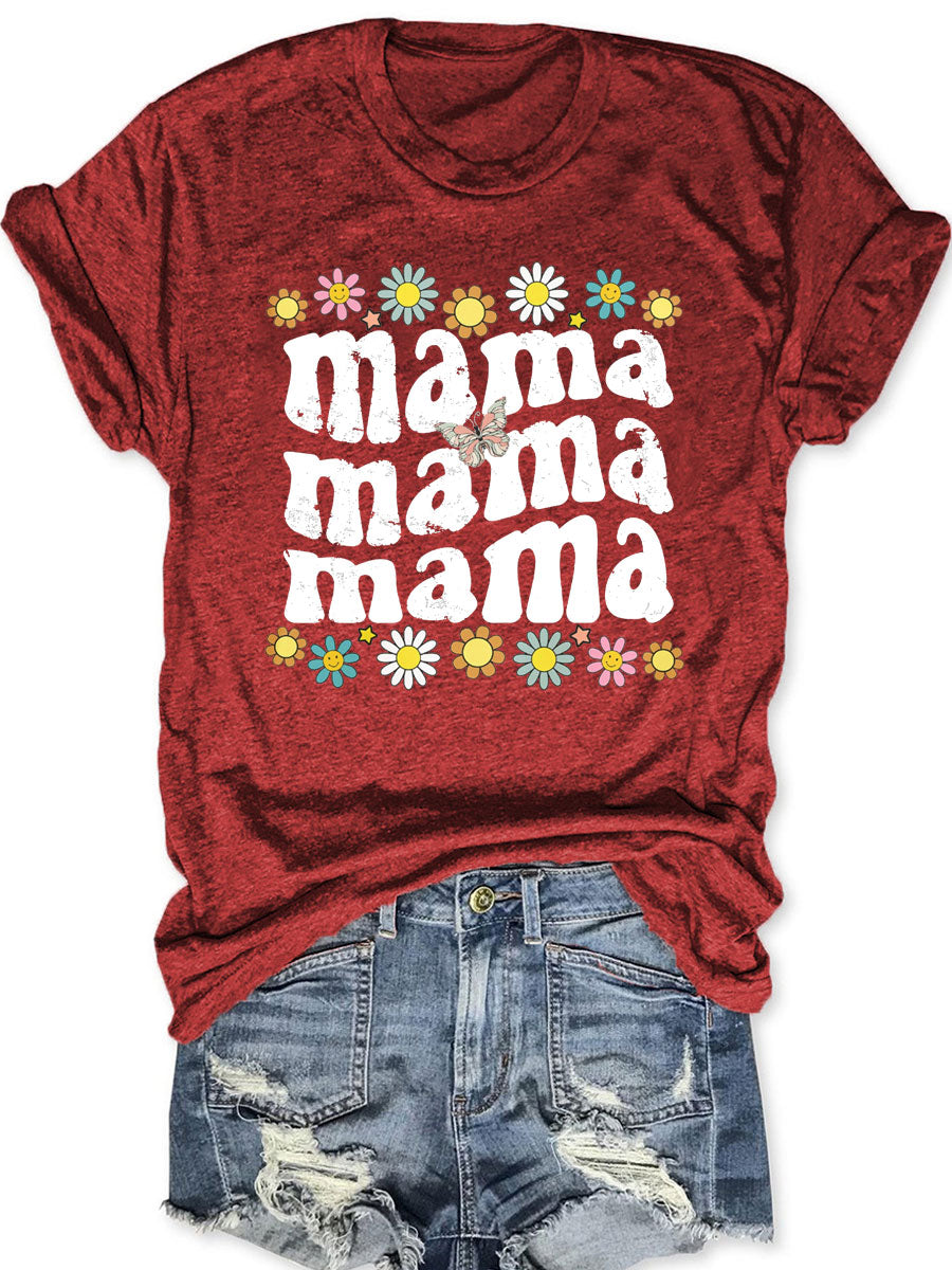T-shirt Mama Flower