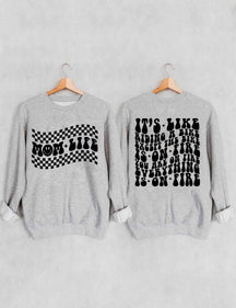 Sweat-shirt de vie de maman sarcastique