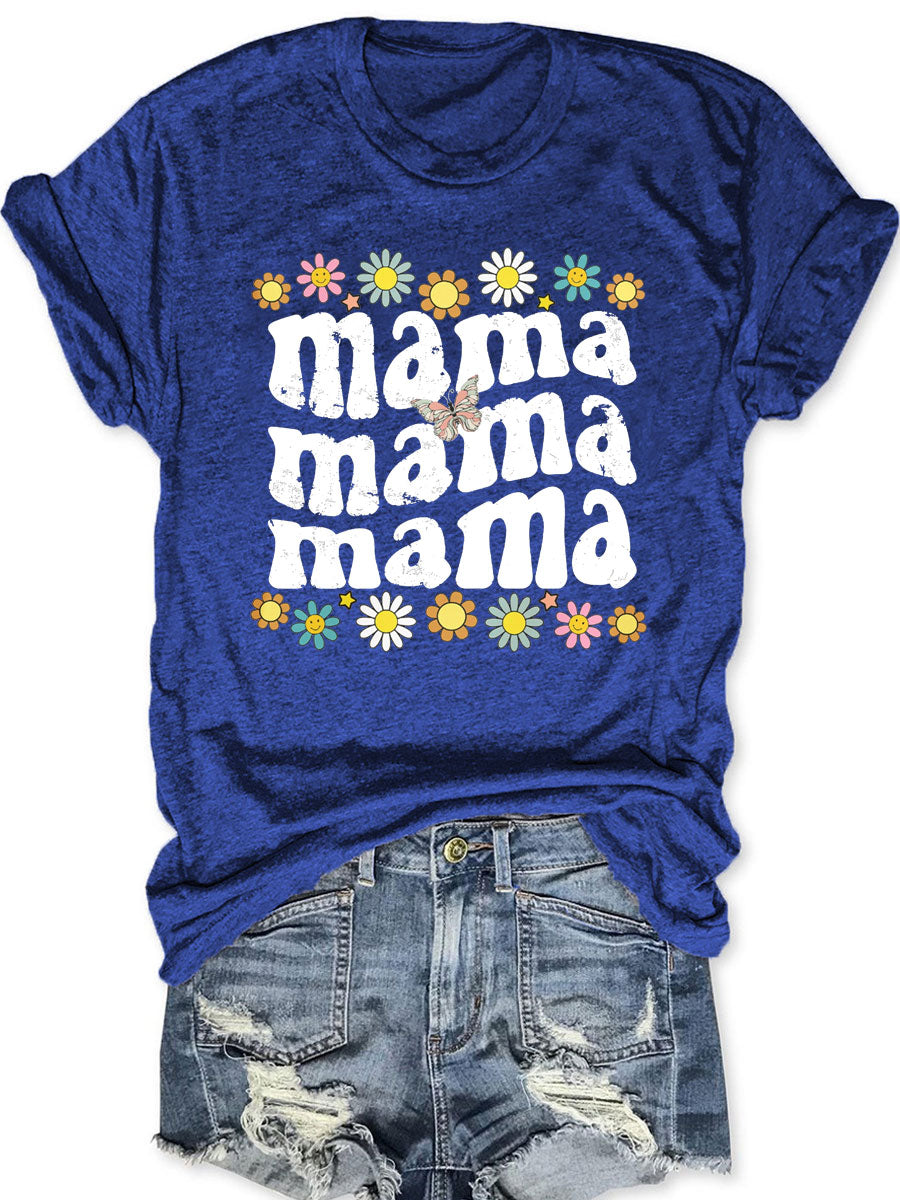 T-shirt Mama Flower
