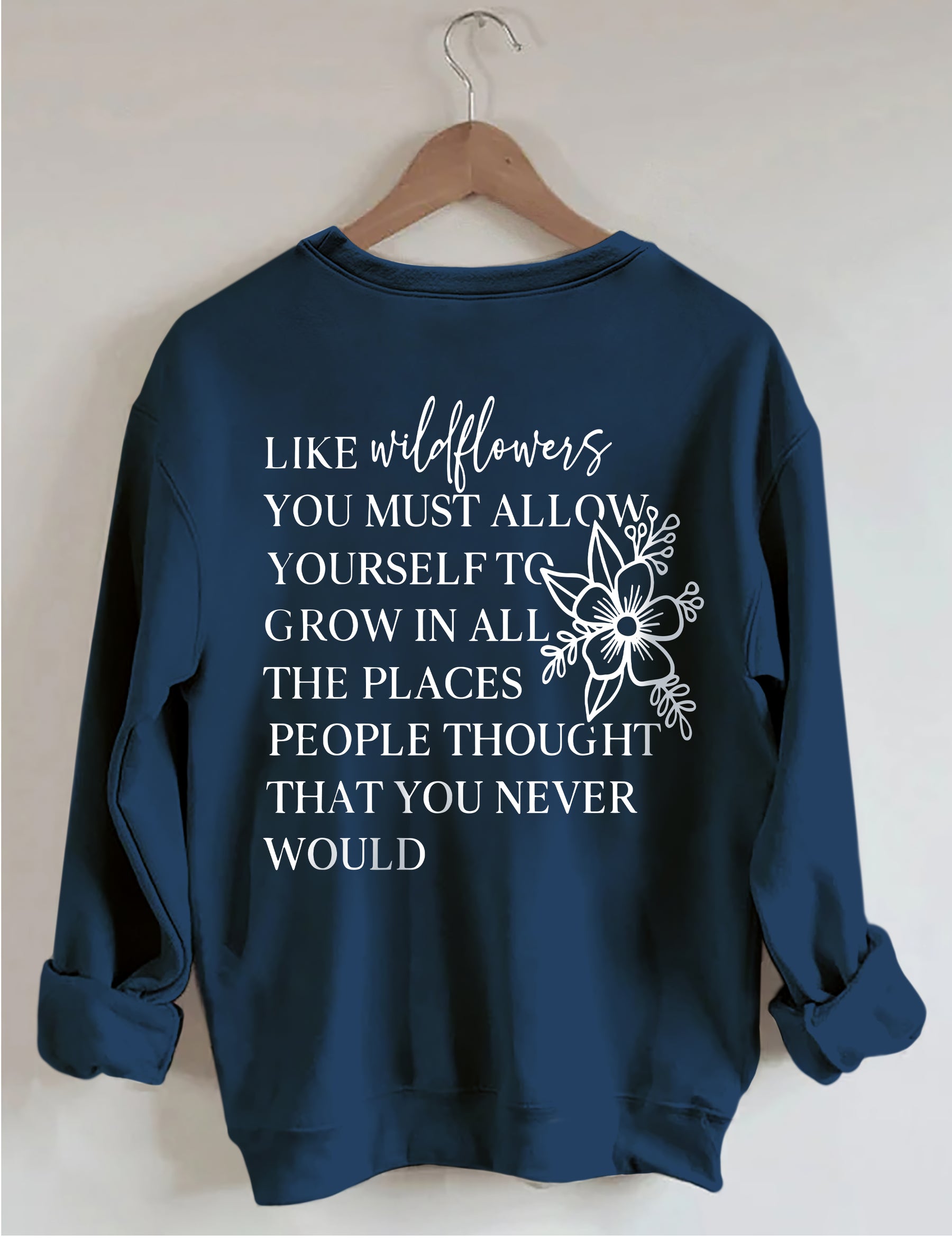 Comme des fleurs sauvages Sweat-shirt