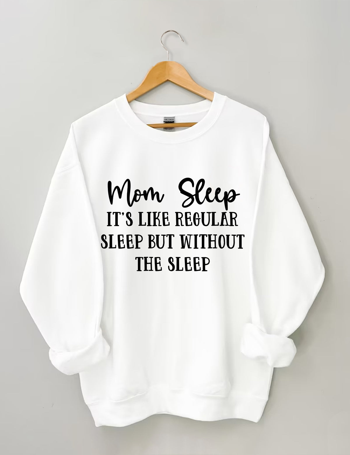 Maman sommeil c'est comme le sommeil régulier mais sans le sweat-shirt de sommeil